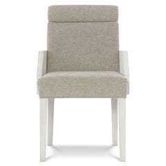 Foundations Linen/Beige/Tan Arm Chair - Ornate Home