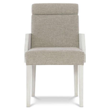 Foundations Linen/Beige/Tan Arm Chair - Ornate Home