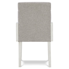 Foundations Linen/Beige/Tan Arm Chair - Ornate Home