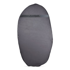 Foundry Black Oval Mirror - Ornate Home