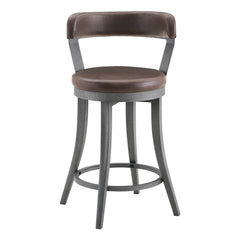 Foundry Brown Swivel Counter Height Chair - Ornate Home