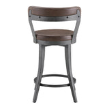 Foundry Brown Swivel Counter Height Chair - Ornate Home