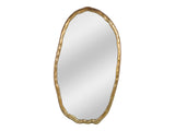 Foundry Gold Oval Mirror - Ornate Home