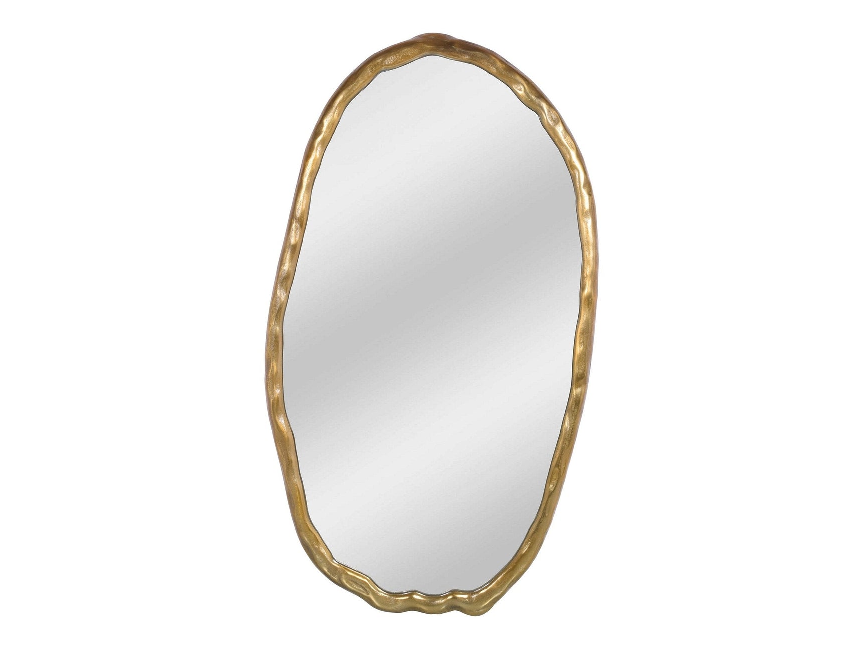 Foundry Gold Oval Mirror - Ornate Home