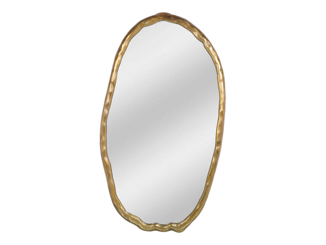 Foundry Gold Oval Mirror - Ornate Home