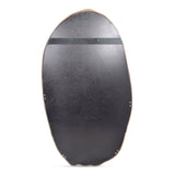 Foundry Gold Oval Mirror - Ornate Home