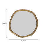 Foundry Gold Small Mirror - Ornate Home