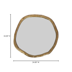 Foundry Gold Small Mirror - Ornate Home