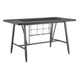 Foundry Gray Counter Height Table - Ornate Home