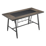 Foundry Gray Counter Height Table - Ornate Home