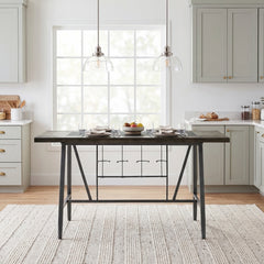 Foundry White Counter Height Table Top - Ornate Home