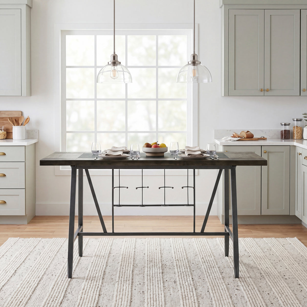 Foundry White Counter Height Table Top - Ornate Home
