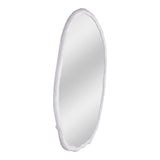Foundry White Oval Mirror - Ornate Home