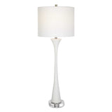 Fountain White Marble Buffet Lamp - Ornate Home