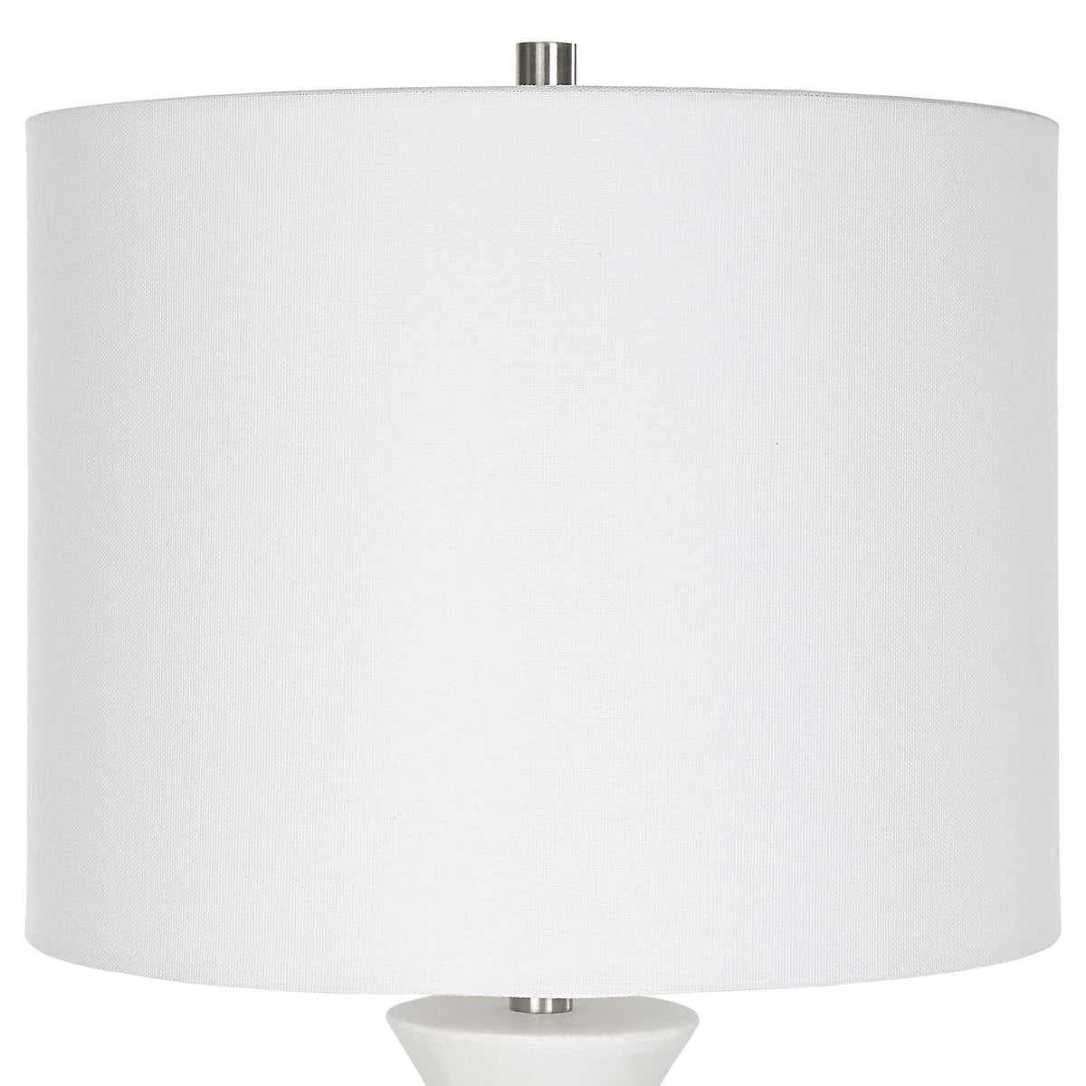 Fountain White Marble Buffet Lamp - Ornate Home