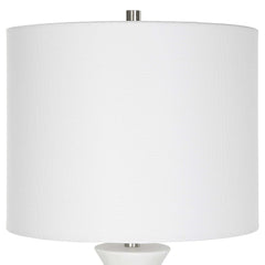Fountain White Marble Buffet Lamp - Ornate Home