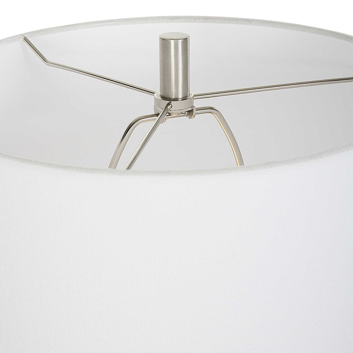 Fountain White Marble Buffet Lamp - Ornate Home