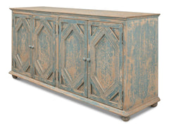 Four Diamonds Blue Sideboard - Ornate Home