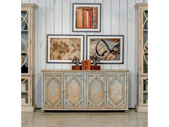 Four Diamonds Blue Sideboard - Ornate Home