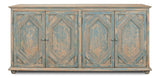Four Diamonds Blue Sideboard - Ornate Home