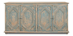 Four Diamonds Blue Sideboard - Ornate Home