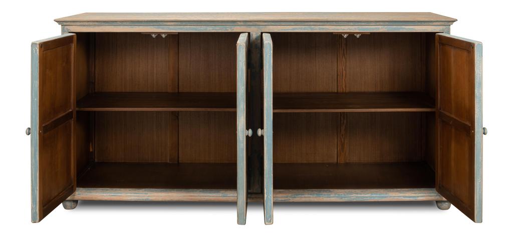 Four Diamonds Blue Sideboard - Ornate Home