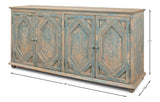 Four Diamonds Blue Sideboard - Ornate Home