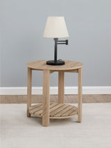 Fowler Natural End Table - Ornate Home