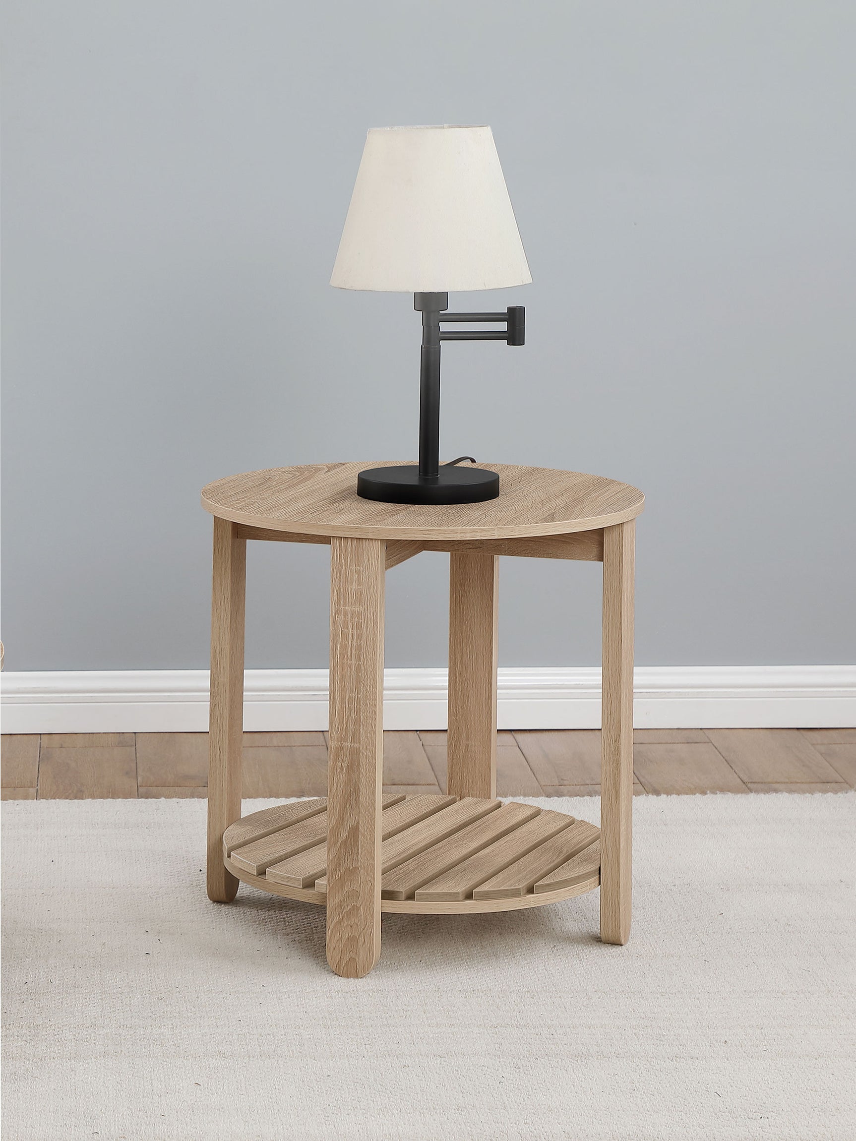 Fowler Natural End Table - Ornate Home