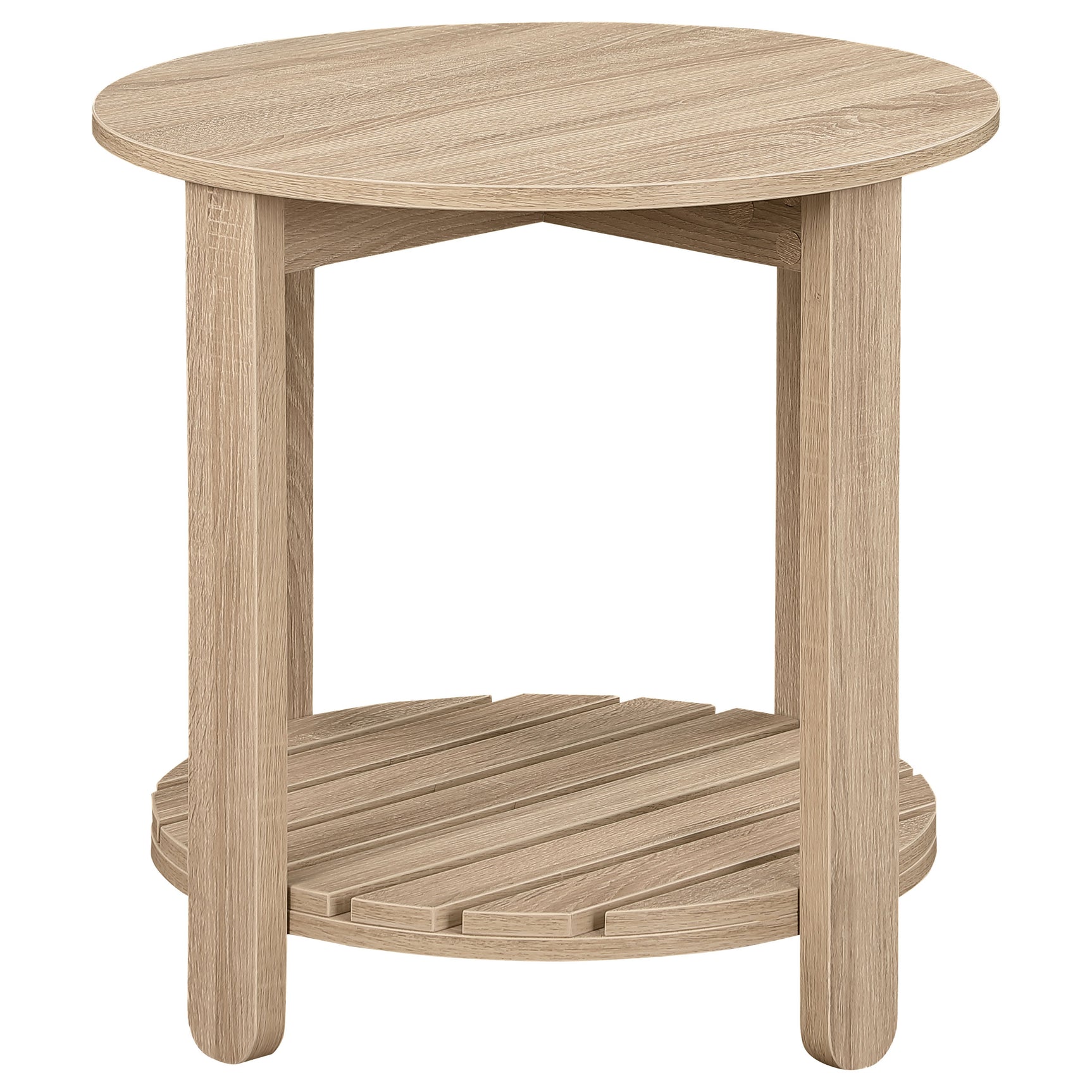 Fowler Natural End Table - Ornate Home