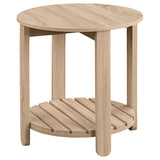 Fowler Natural End Table - Ornate Home