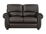 Foxborough Brown Loveseat - Ornate Home