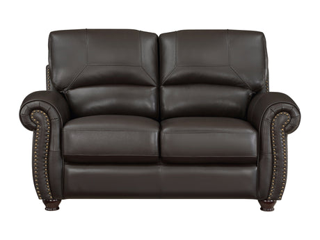 Foxborough Brown Loveseat - Ornate Home