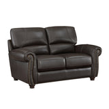 Foxborough Brown Loveseat - Ornate Home