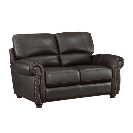 Foxborough Brown Loveseat - Ornate Home