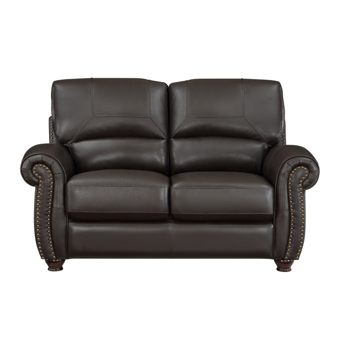 Foxborough Brown Loveseat - Ornate Home