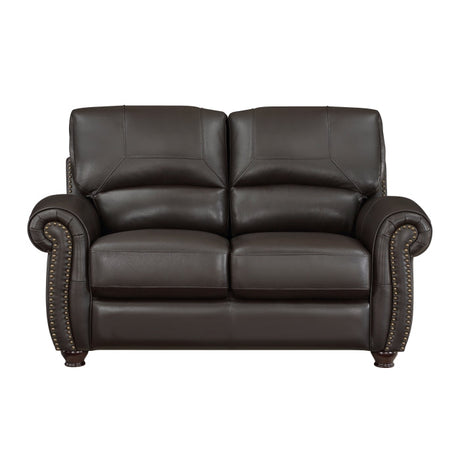 Foxborough Brown Loveseat - Ornate Home
