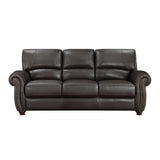 Foxborough Dark Brown Sofa & Loveseat - Ornate Home