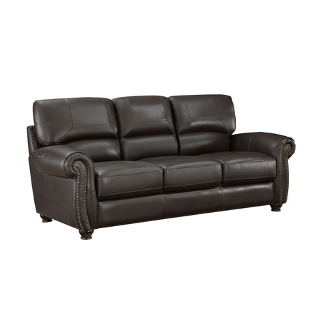 Foxborough Dark Brown Sofa & Loveseat - Ornate Home