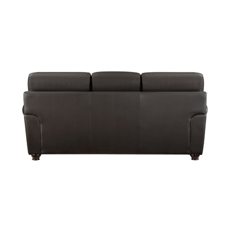 Foxborough Dark Brown Sofa & Loveseat - Ornate Home