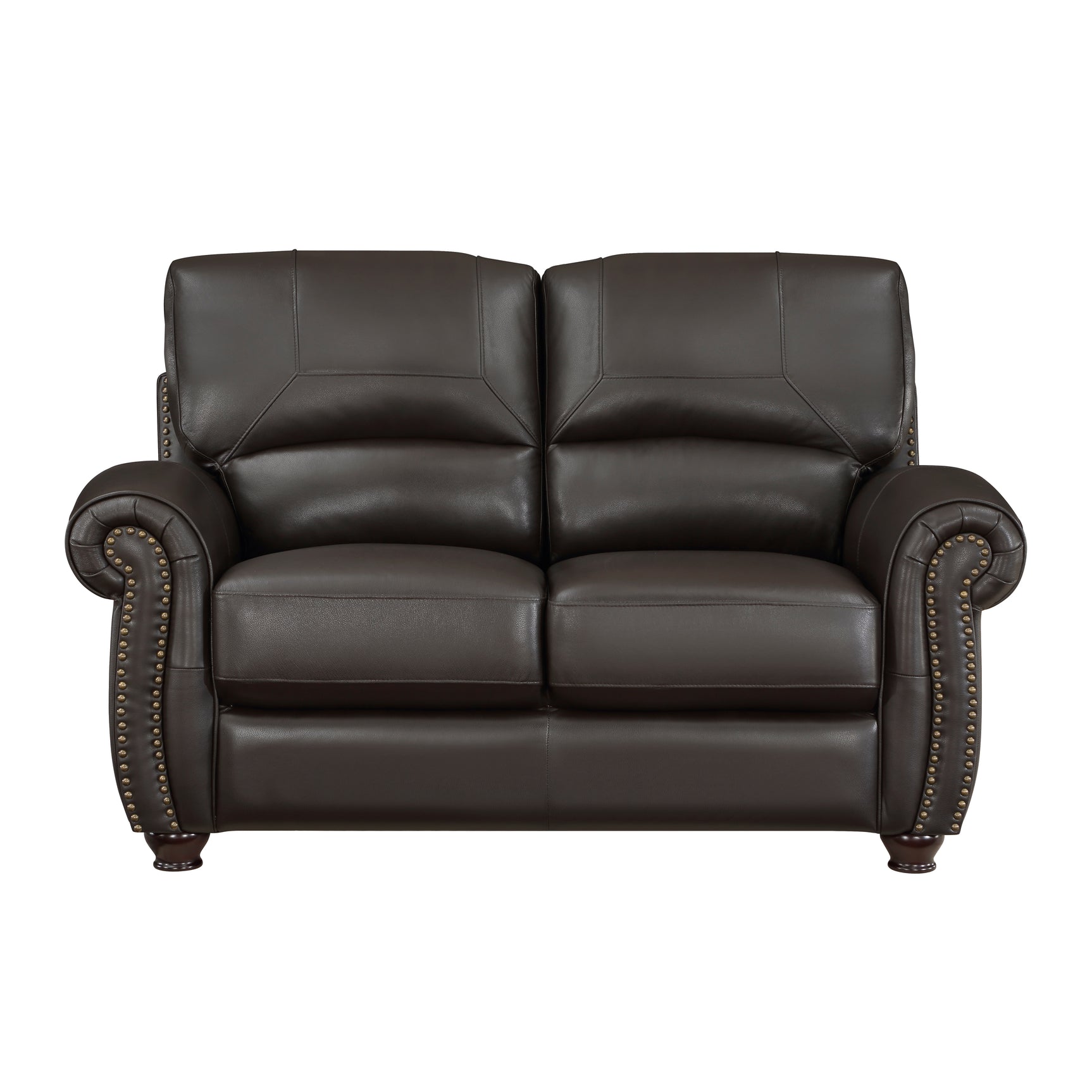 Foxborough Dark Brown Sofa & Loveseat - Ornate Home