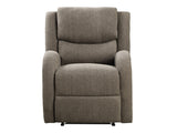 Foxcroft Brown Chenille Power Reclining Chair - Ornate Home