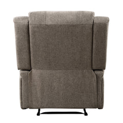 Foxcroft Brown Chenille Power Reclining Chair - Ornate Home