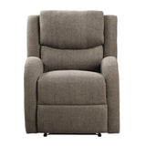 Foxcroft Brown Chenille Power Reclining Chair - Ornate Home