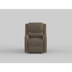 Foxcroft Brown Chenille Power Reclining Chair - Ornate Home