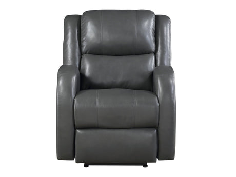 Foxcroft Gray Power Reclining Chair - Ornate Home