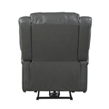 Foxcroft Gray Power Reclining Chair - Ornate Home