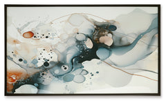 Foxenburg Blue/Amber/White Wall Art - Ornate Home