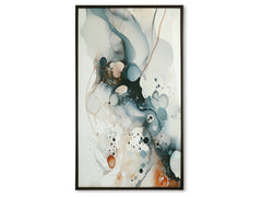 Foxenburg Blue/Amber/White Wall Art - Ornate Home