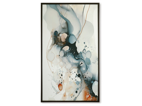 Foxenburg Blue/Amber/White Wall Art - Ornate Home